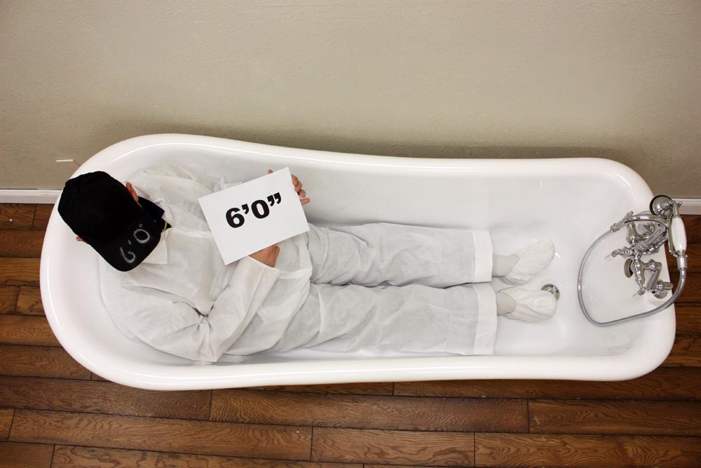 Single Slipper Clawfoot Tub Faucet Pack, Bathtub For Tall Person